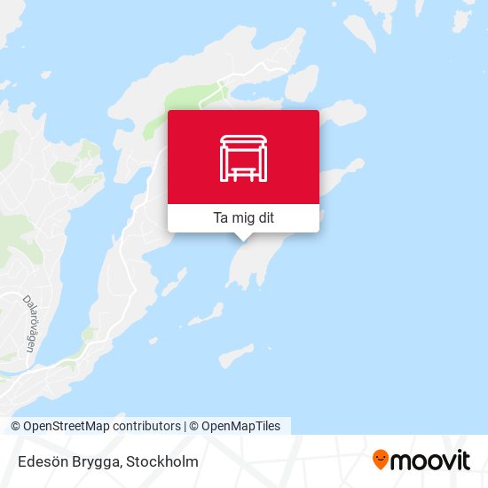 Edesön Brygga karta