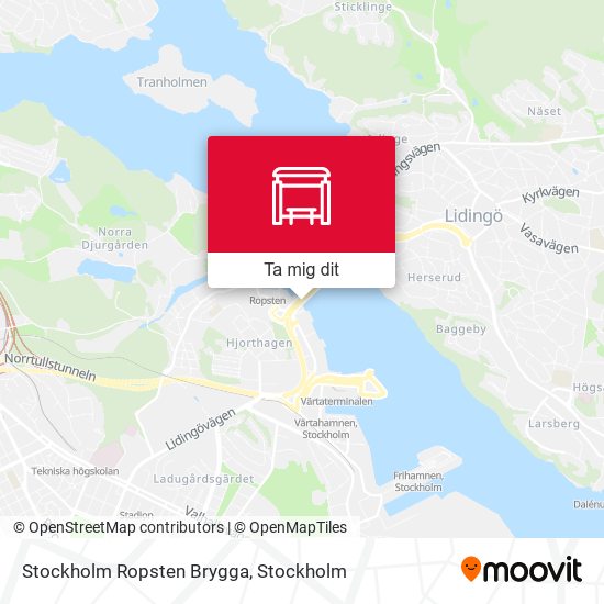 Stockholm Ropsten Brygga karta