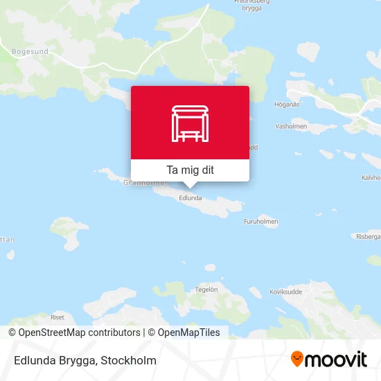 Edlunda Brygga karta