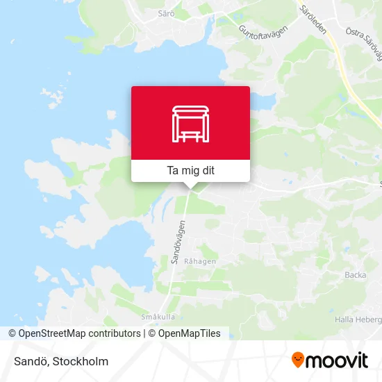 Sandö karta