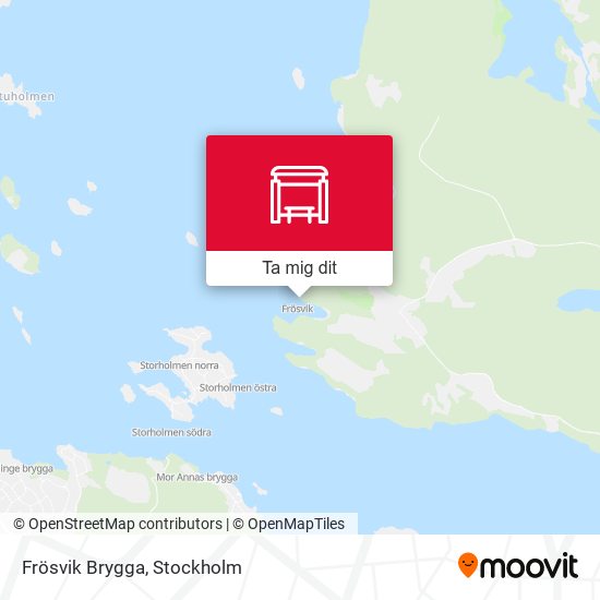 Frösvik Brygga karta