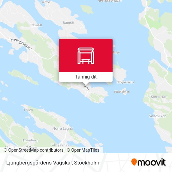 Ljungbergsgårdens Vägskäl karta