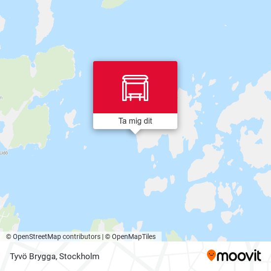 Tyvö Brygga karta