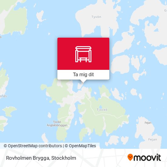 Rovholmen Brygga karta