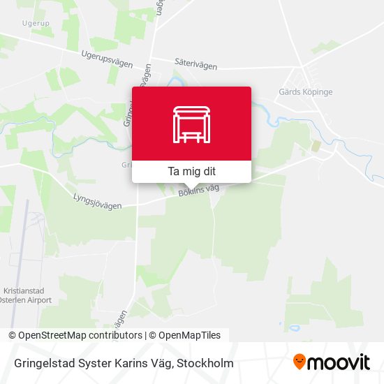 Gringelstad Syster Karins Väg karta