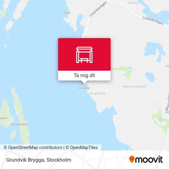 Grundvik Brygga karta