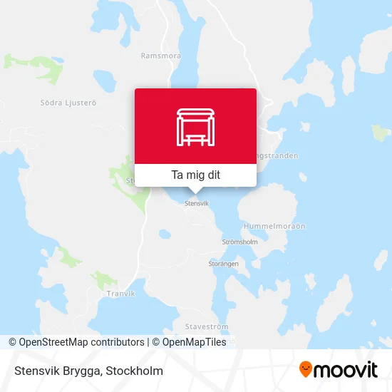 Stensvik Brygga karta