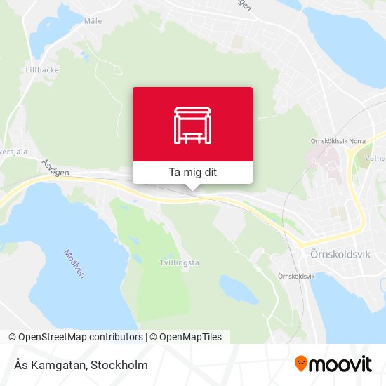 Ås Kamgatan karta