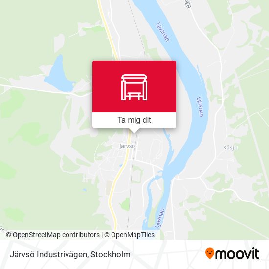 Järvsö Industrivägen karta