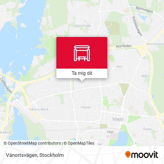 Vänortsvägen karta