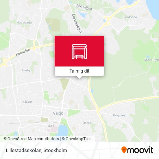 Lillestadsskolan karta