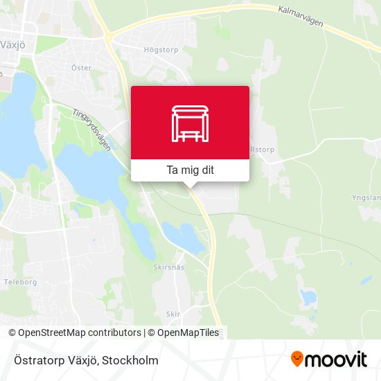 Östratorp Växjö karta