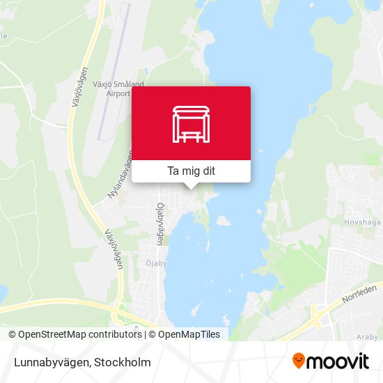 Lunnabyvägen karta