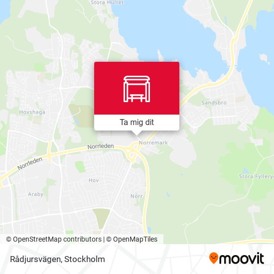 Rådjursvägen karta