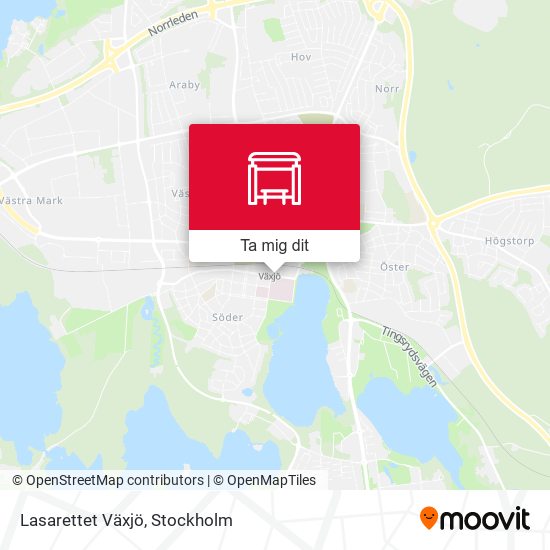 Lasarettet Växjö karta