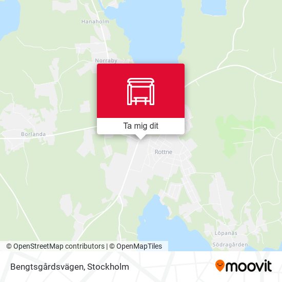 Bengtsgårdsvägen karta