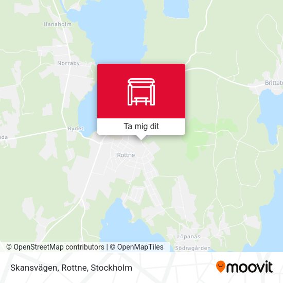 Skansvägen, Rottne karta