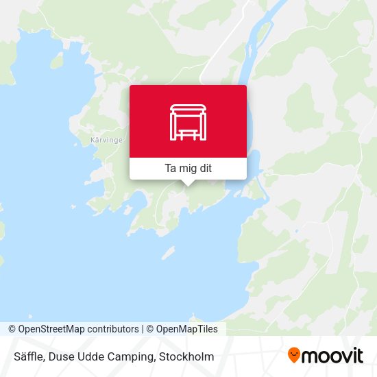 Säffle, Duse Udde Camping karta