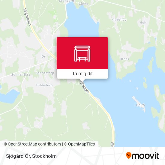 Sjögård Ör karta