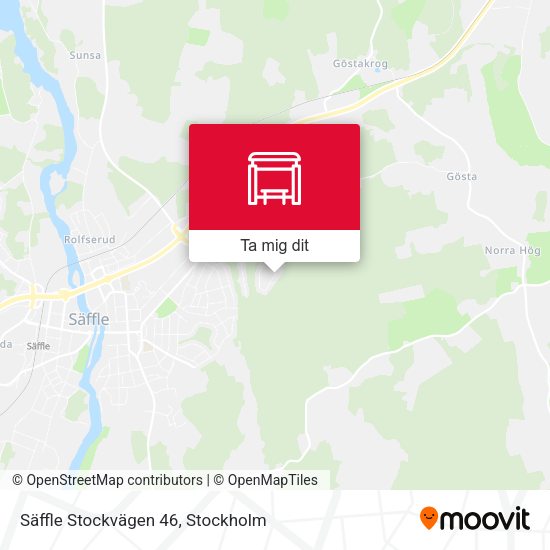 Säffle Stockvägen 46 karta