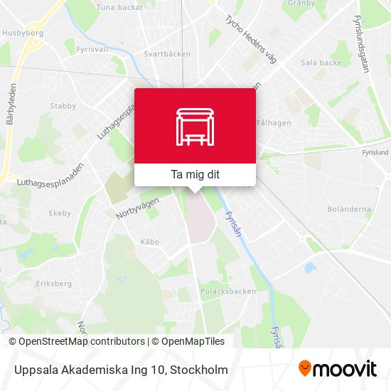 Uppsala Akademiska Ing 10 karta