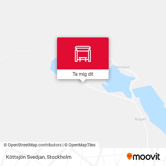 Köttsjön Svedjan karta