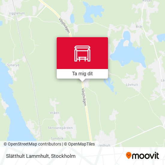 Slätthult Lammhult karta