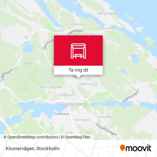 Klostervägen karta