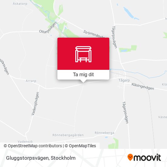 Gluggstorpsvägen karta
