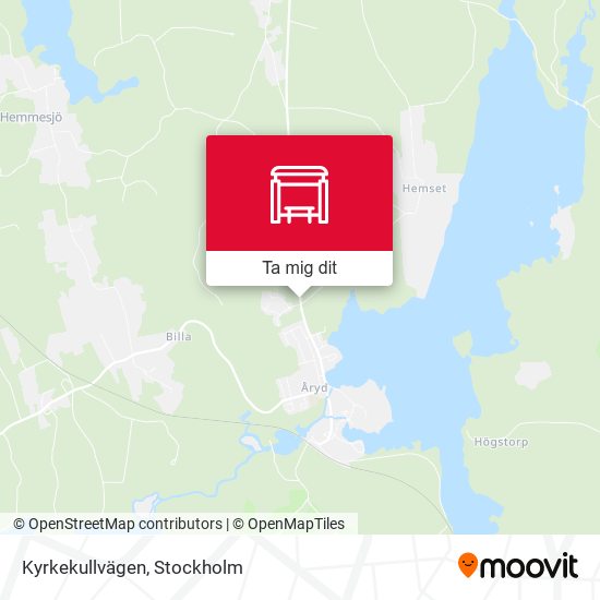 Kyrkekullvägen karta