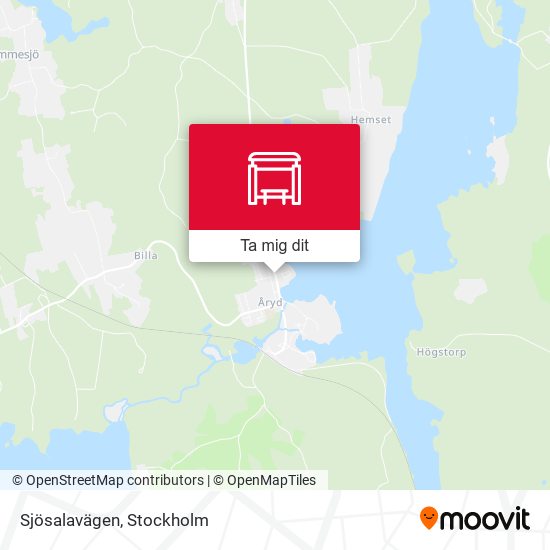 Sjösalavägen karta