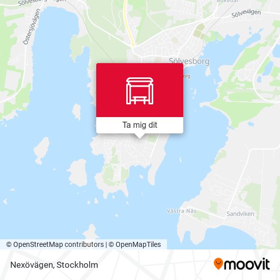Nexövägen karta