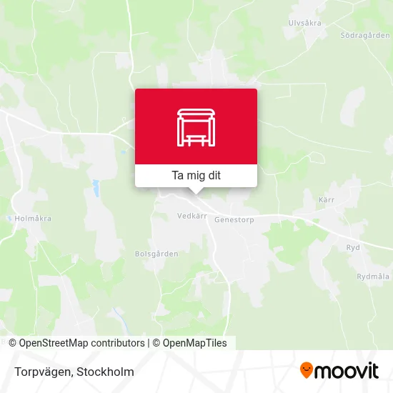 Torpvägen karta