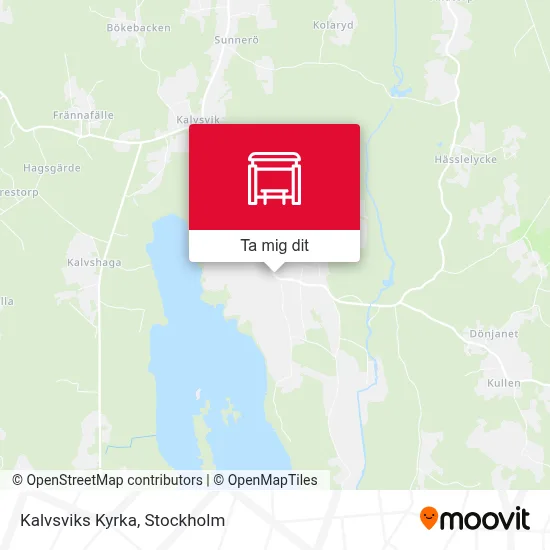 Kalvsviks Kyrka karta