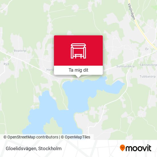 Gloelidsvägen karta