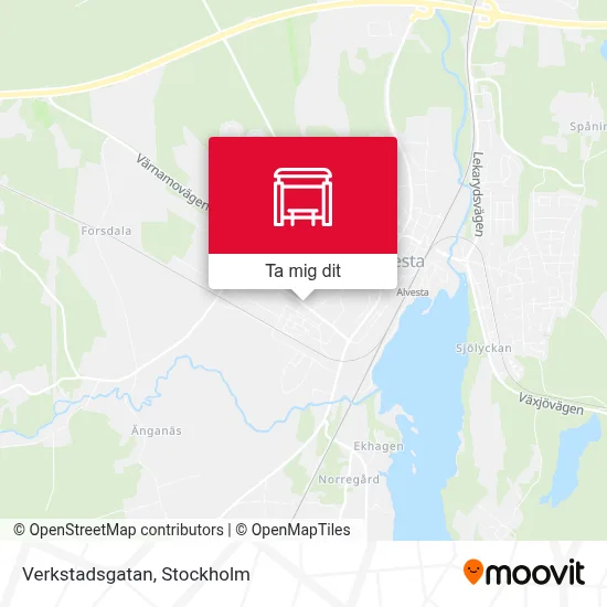 Verkstadsgatan karta