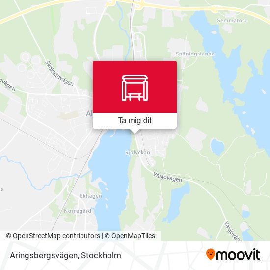 Aringsbergsvägen karta