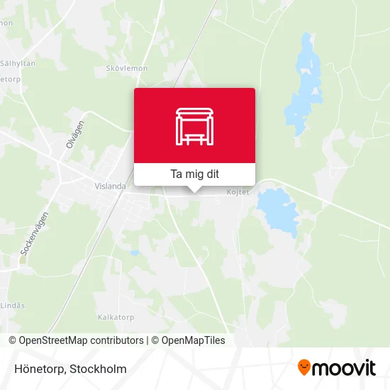 Hönetorp karta