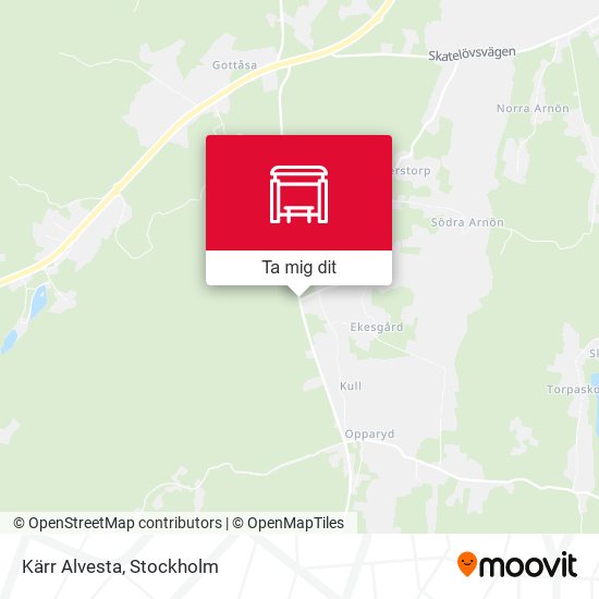 Kärr Alvesta karta