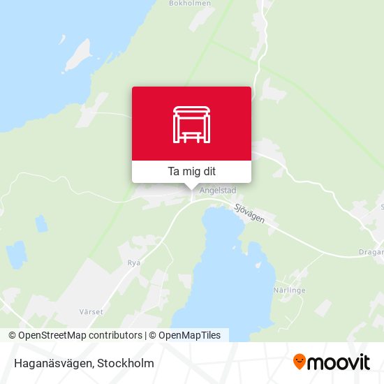 Haganäsvägen karta