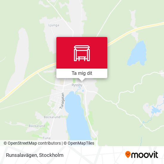Runsalavägen karta
