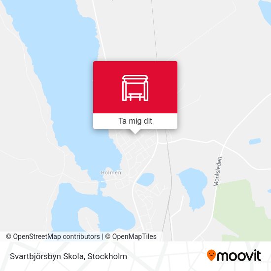 Svartbjörsbyn Skola karta