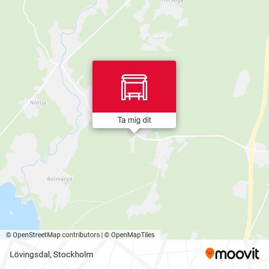 Lövingsdal karta