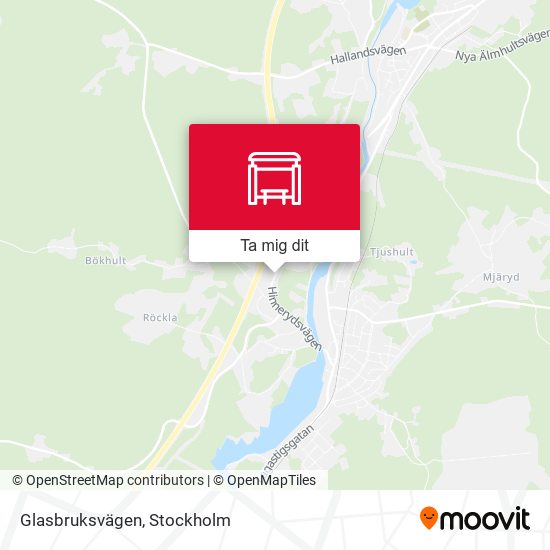 Glasbruksvägen karta