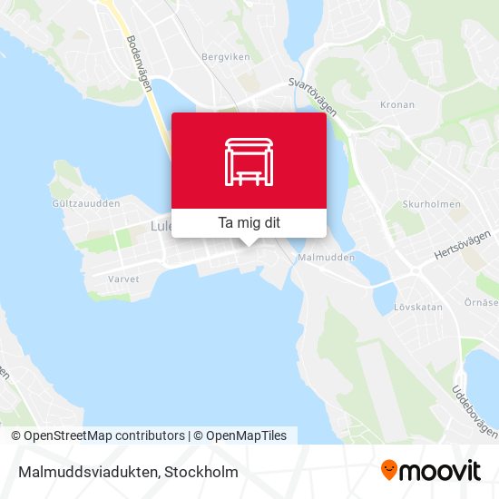 Malmuddsviadukten karta