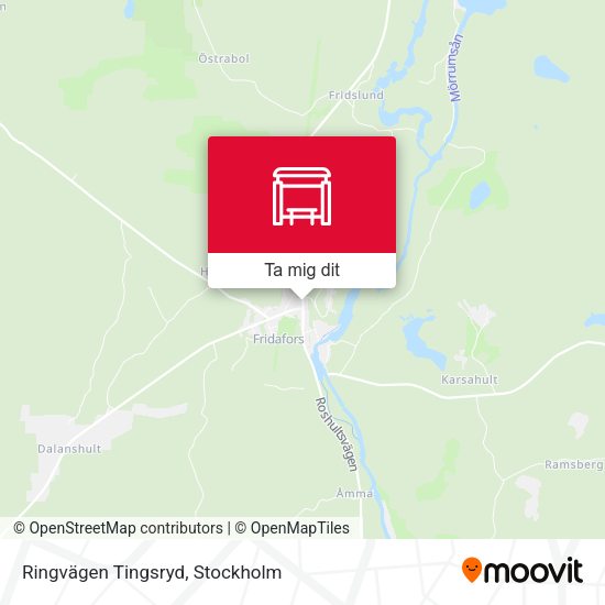 Ringvägen Tingsryd karta
