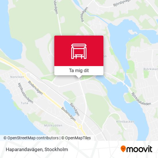 Haparandavägen karta
