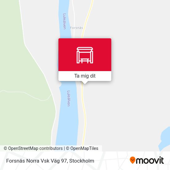 Forsnäs Norra Vsk Väg 97 karta