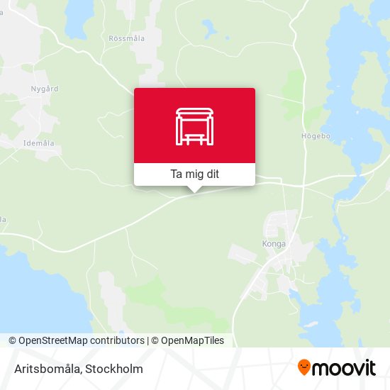 Aritsbomåla karta