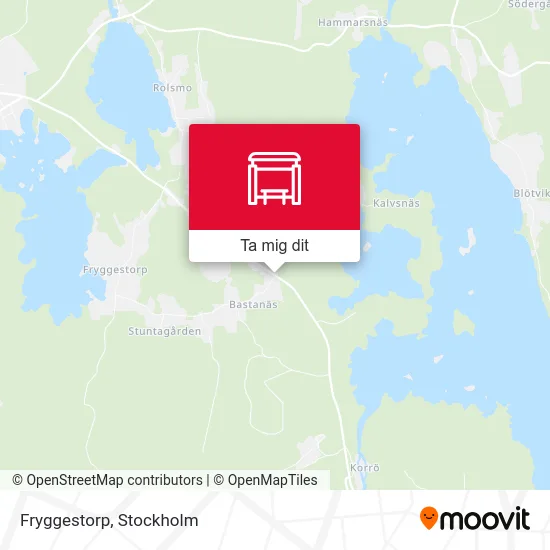 Fryggestorp karta